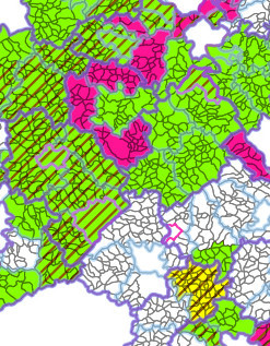 Ansicht der Verfügbarkeit kommunaler Pläne auf dem kommunalen Server