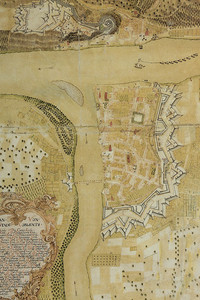 Ausschnitt aus dem Plan der Stadt Coblentz (1765)